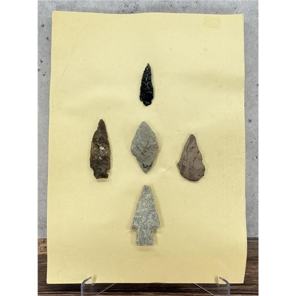 Ancient Native American Indian Stone Arrowheads