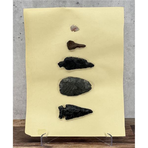 Ancient Native American Indian Stone Arrowheads