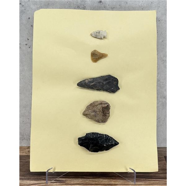 Ancient Native American Indian Stone Arrowheads