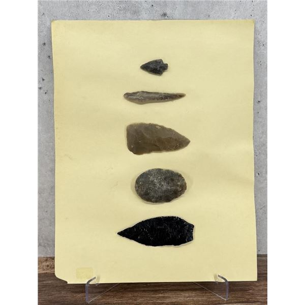 Ancient Native American Indian Stone Arrowheads