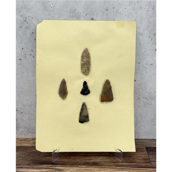 Ancient Native American Indian Stone Arrowheads
