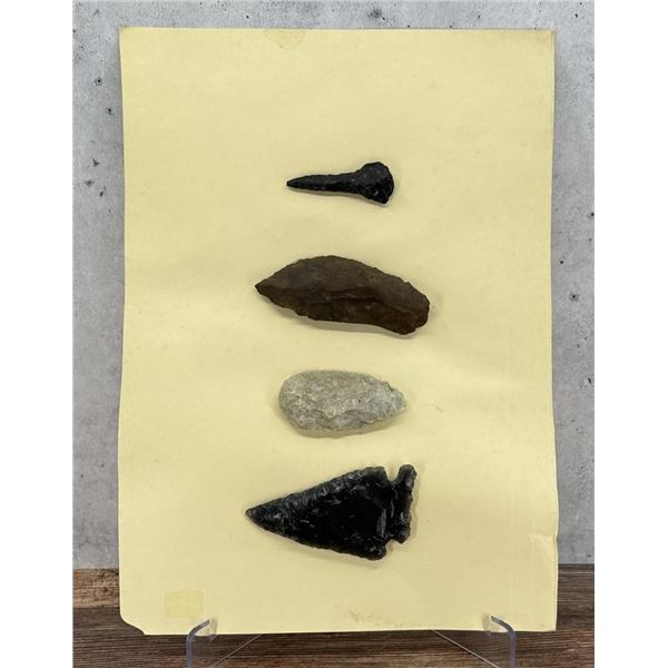 Ancient Native American Indian Stone Arrowheads