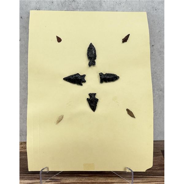 Ancient Native American Indian Stone Arrowheads