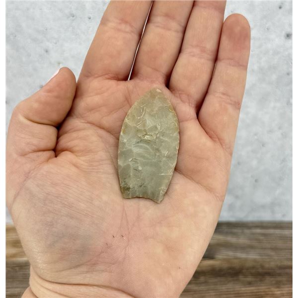 Ancient Native American Indian Arrowhead Clovis