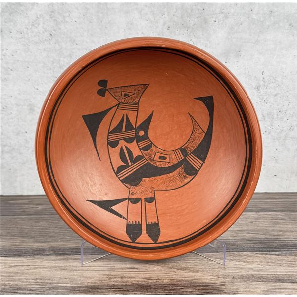Lena Charlie Hopi Pottery Pueblo Thunderbird Bowl