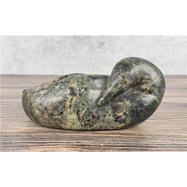 Sharon Spencer Inuit Soapstone Loon Carving