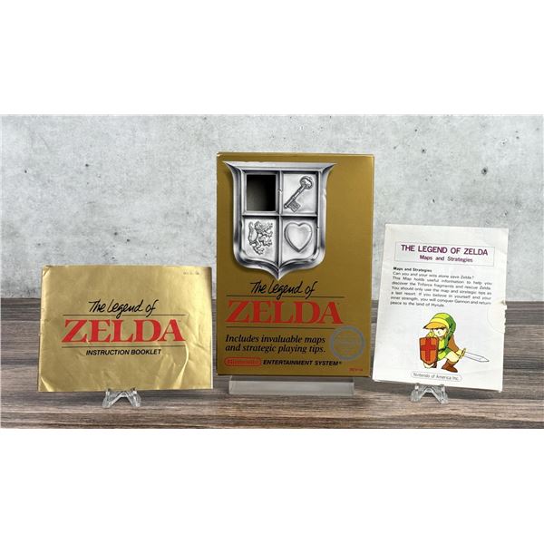 Nintendo NES Legend Of Zelda Video Game Box