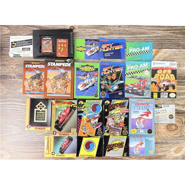 Vintage NES Nintendo Video Game Boxes