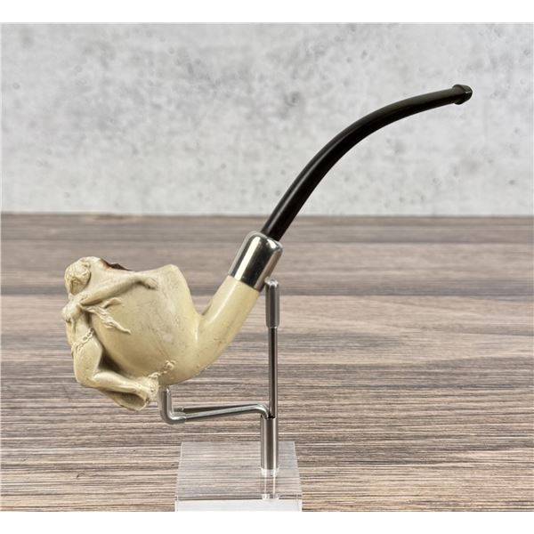 Nude Woman Clay Smoking Pipe