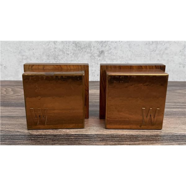 Dirk Van Erp Arts & Crafts Copper Bookends