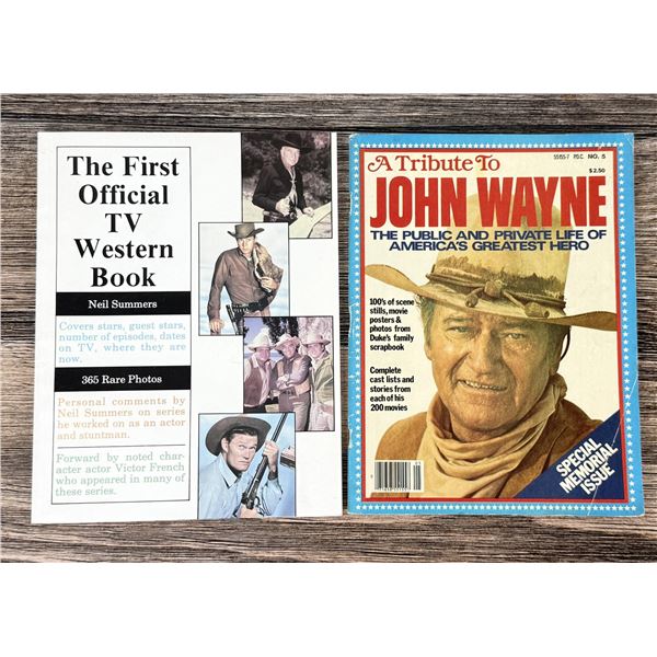 Group of Western Television Book and Magazine