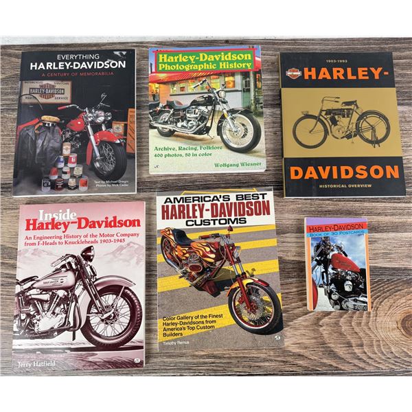 Group Of Harley Davidson Books