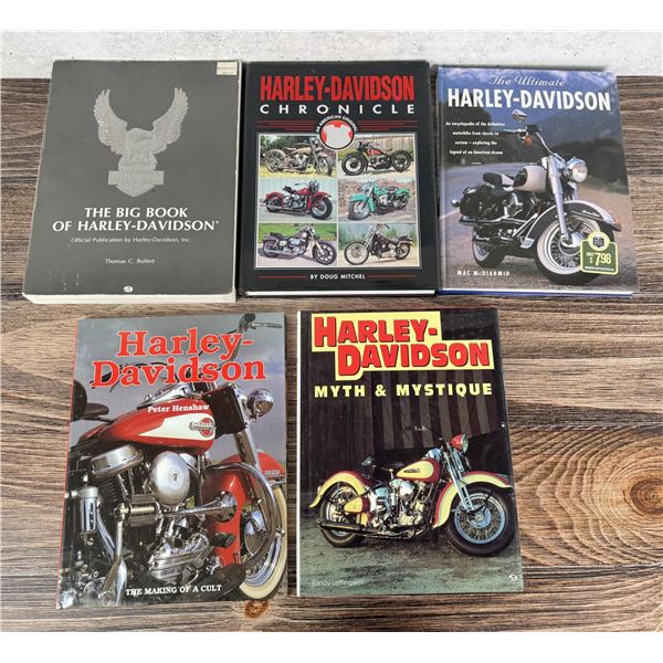 Group Of Harley Davidson Books