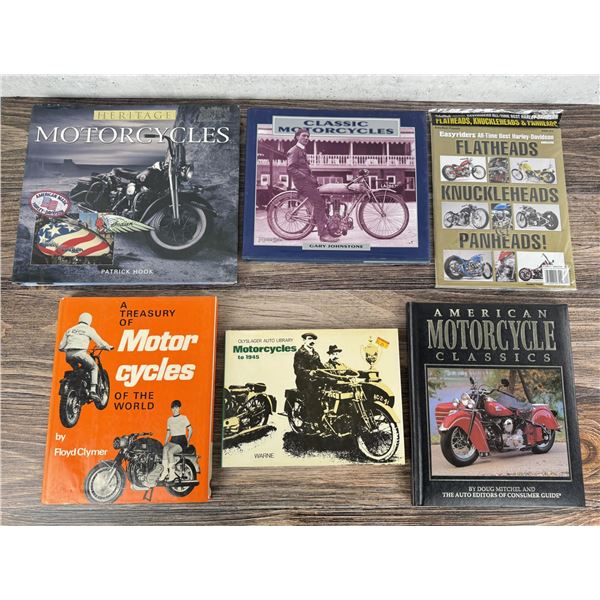 Group Of Motorcycle Books