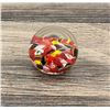 Image 1 : Millefiori Scramble Art Glass Paperweight
