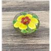 Image 1 : Art Glass Flower Paperweight