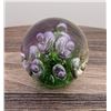 Image 1 : Floating Donuts Bubble Art Glass Paperweight
