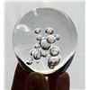 Image 7 : Controlled Bubble Art Glass Paperweight