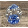 Image 1 : Murano Controlled Bubble Art Glass Paperweight