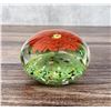 Image 4 : Art Glass Floral Paperweight