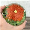 Image 6 : Art Glass Floral Paperweight