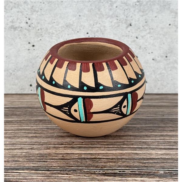 Gachupin Jemez Pueblo Seed Pot