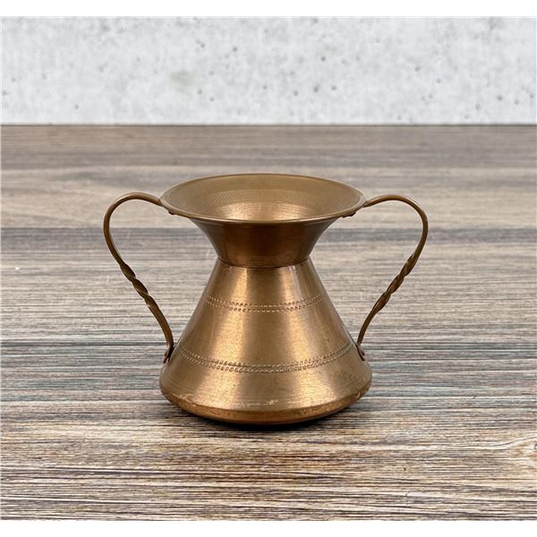 Two Handled Copper Amphora