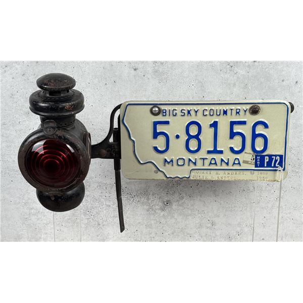 Ford Model T Kerosene Lamp License Plate Bracket