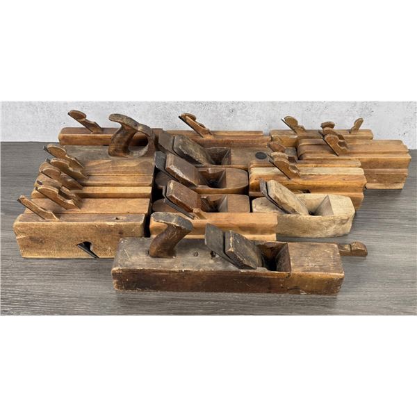 Collection Of Antique Wood Planes