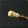 Alaskan Gold Miner Ivory Walking Stick Cane