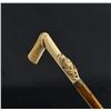 Alaskan Gold Miner Ivory Walking Stick Cane
