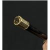 Scottish 14k Gold Cairngorm Walking Stick Cane