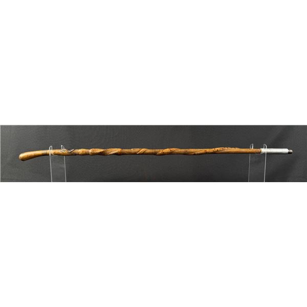 Spanish American War Folk Art Carved Cane