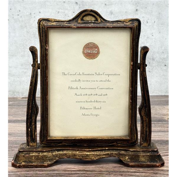 1936 Coca Cola Anniversary Invitation Biltmore