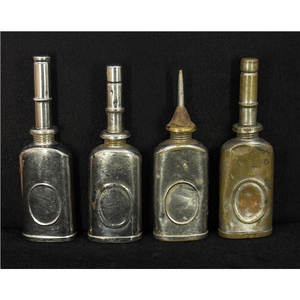 Antique Thumb Press Oil Cans