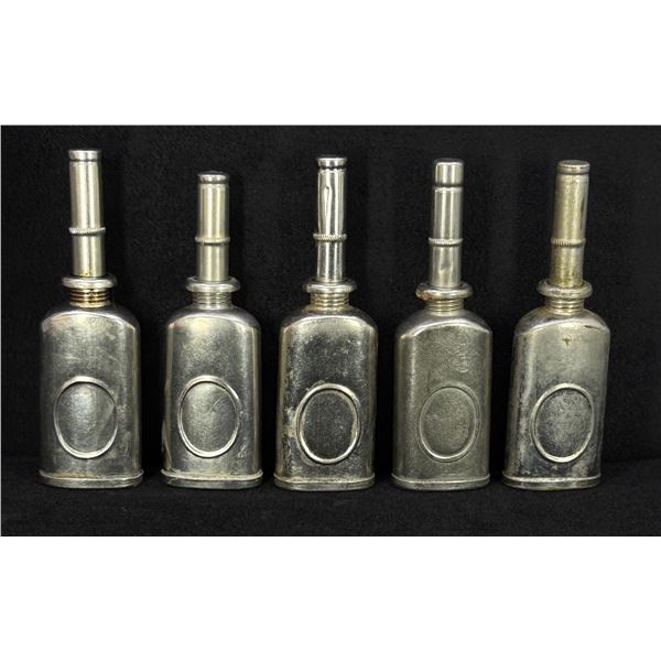 Antique Thumb Press Oil Cans