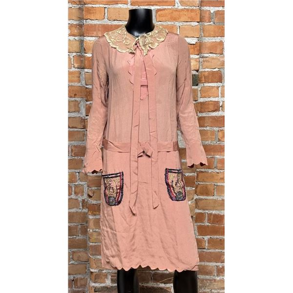 Victorian Pink Womens Day Dress
