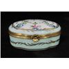 J. Dumont Limoges Decor Main Porcelain Trinket Box