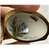 Image 5 : Limoges Floral Egg Shaped Porcelain Trinket Box