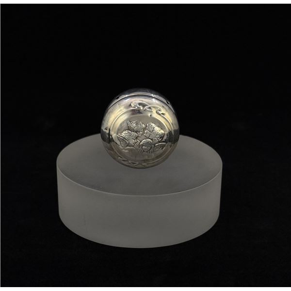 Sterling Silver Trinket Box