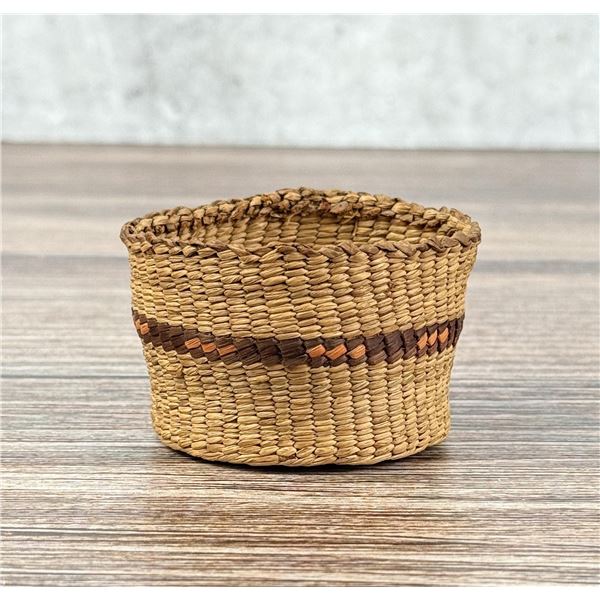 Thompson River Makah Salish Indian Basket