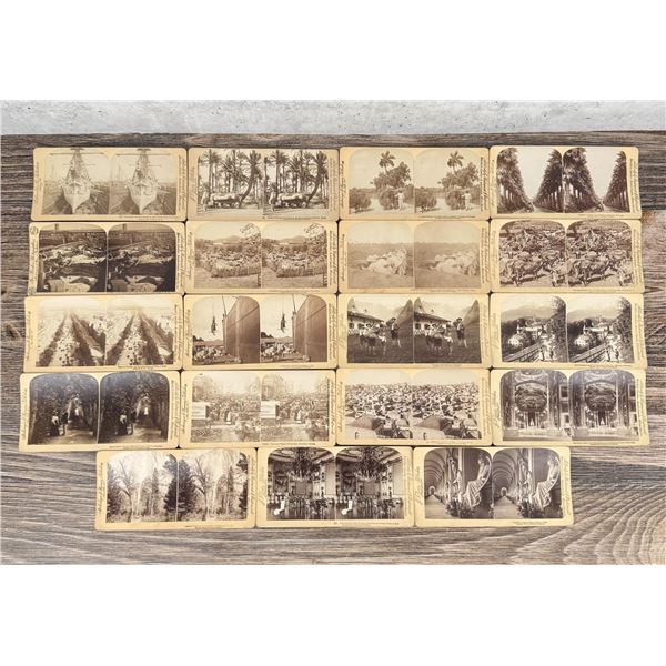 Collection of Antique Underwood Stereoviews