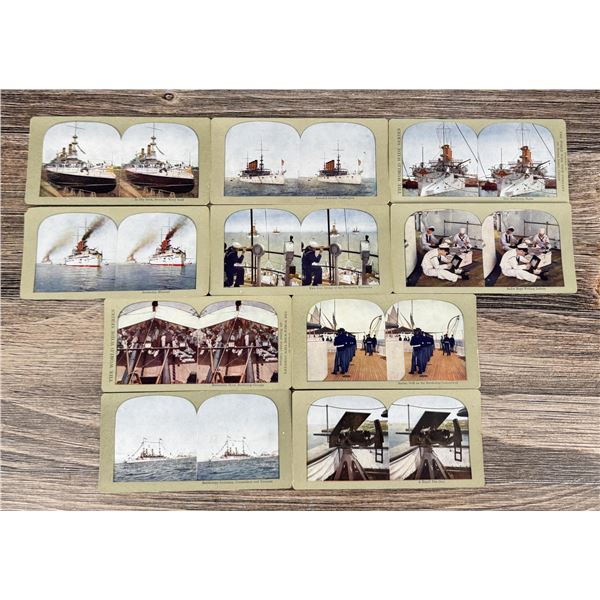 Group Of US Navy Stereoviews