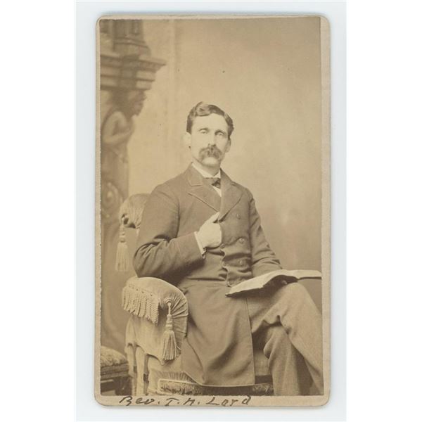 Reverend Thomas N Lord Dover Maine CDV Photo