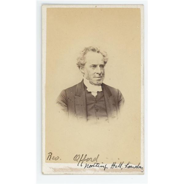 Reverend Robert Offord CDV Photo