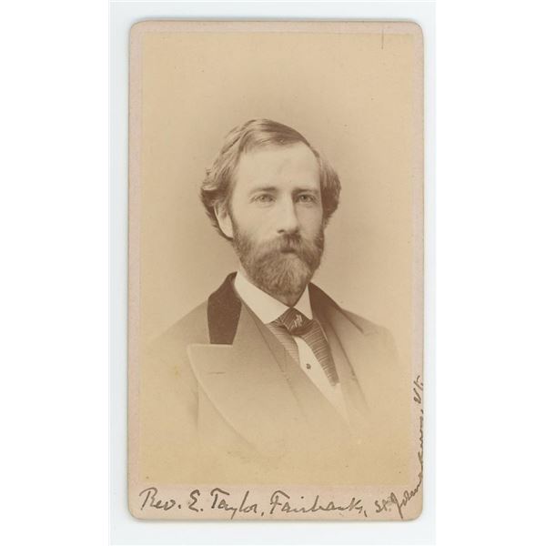 Reverend Edward Fairbanks Vermont CDV Photo