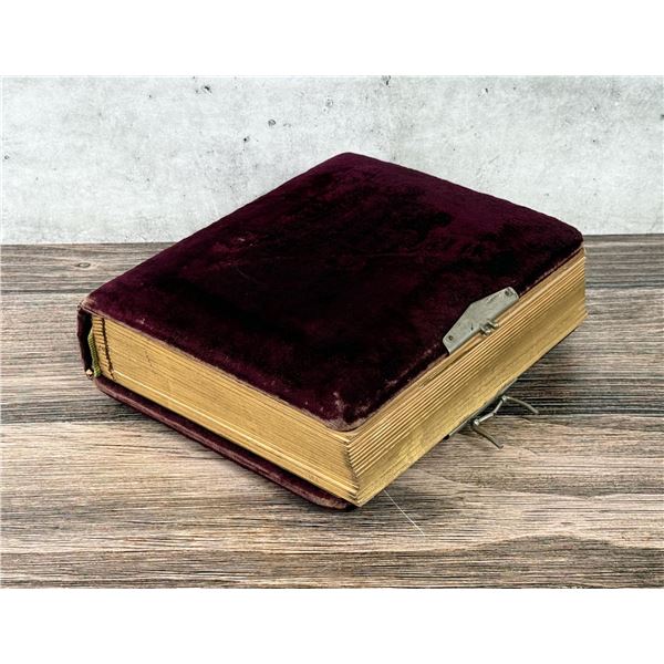 Victorian Photo Album Full of Named Individuals