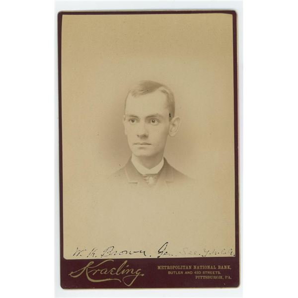 W.H. Brown General Secretary YMCA Cabinet Photo