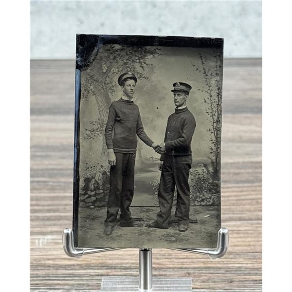 Civil War US Navy Soldiers Tintype Photo