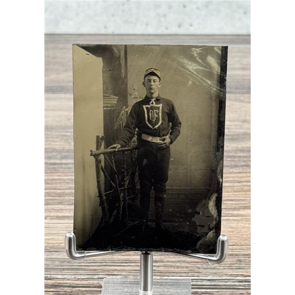 Volunteer Fireman Occupational Tintype Photo